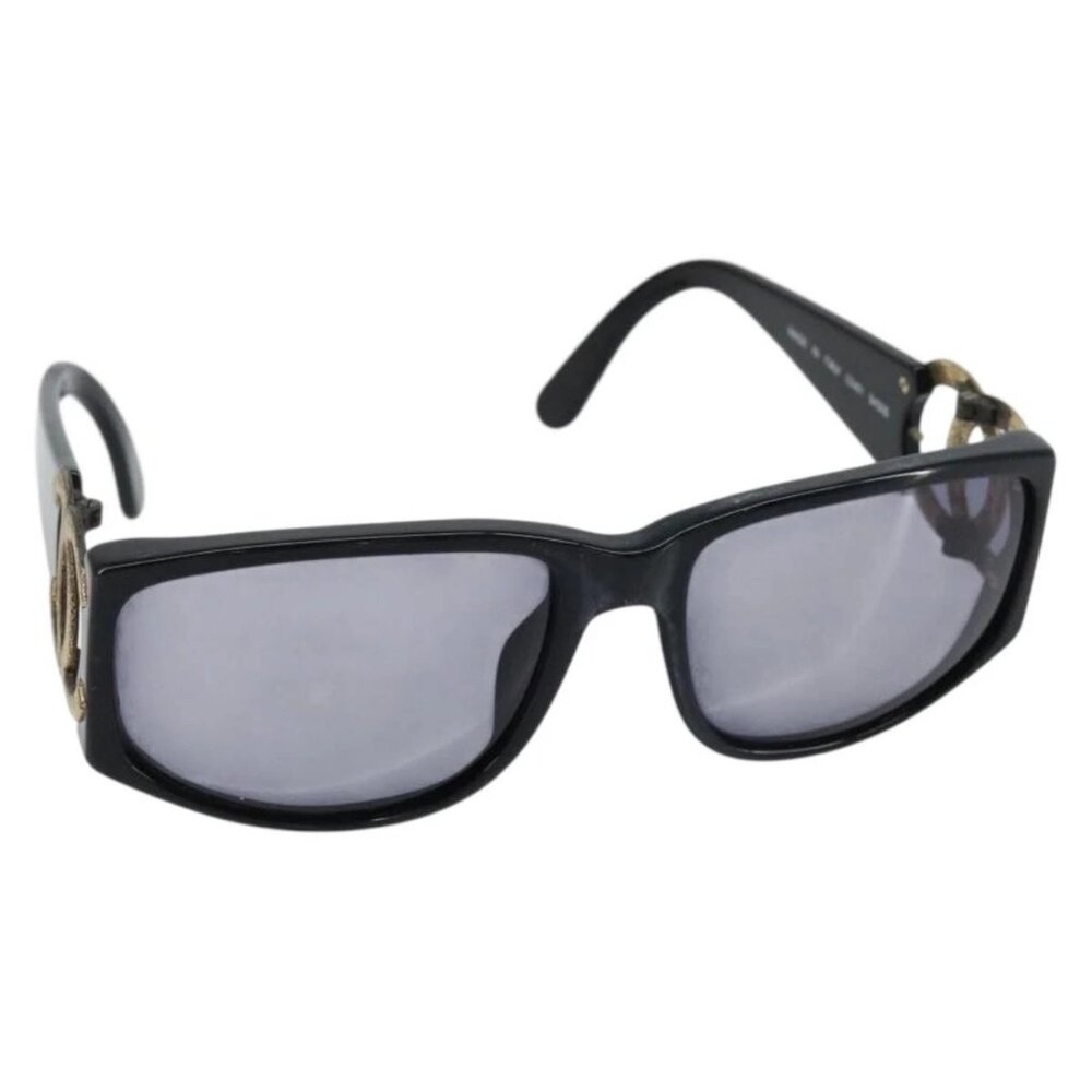 CHANEL Sunglasses plastic Black